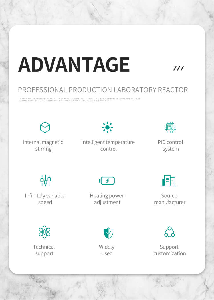 glass reactor Advantages