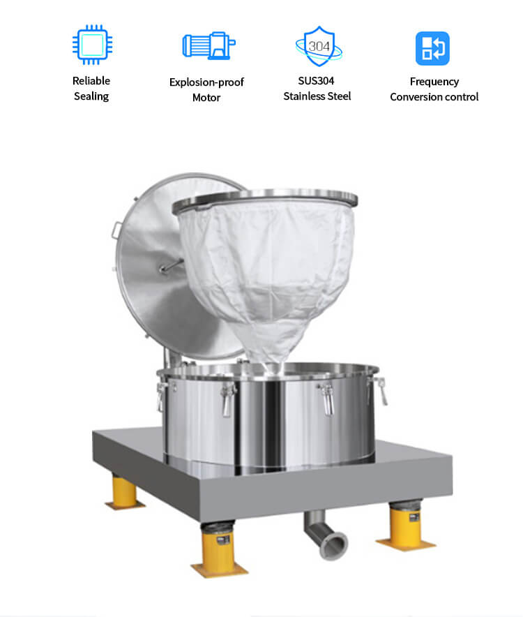 Bottom Discharge Centrifuge Features