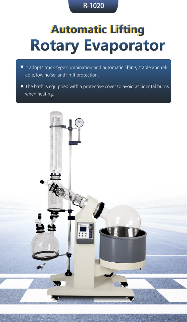 R-1020 plant extraction using rotary evaporator 